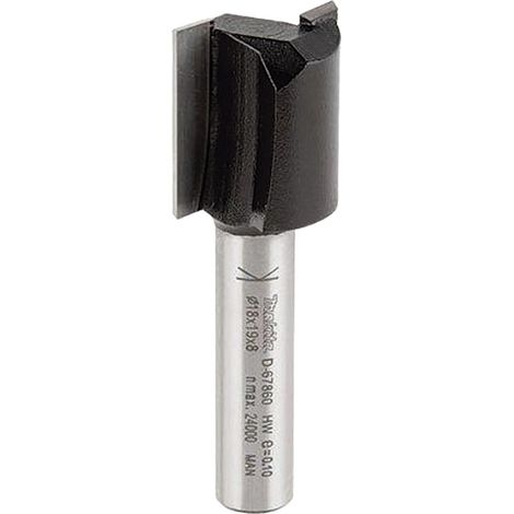 D-67860 Fresa dritta a 2 taglienti, 18 mm