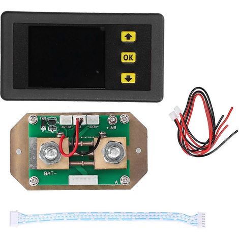 LCD-Kombi-Spannungs- und Stromzähler aus Harz, energiesparendes Wattmeter für Haushaltsgeräte, 200 A