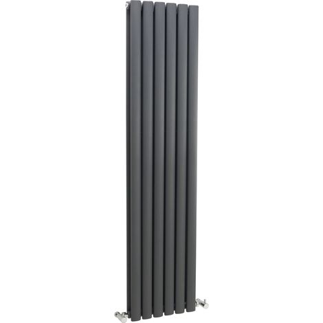 Balterley Pattingham Vertical Double Panel Radiator, 1500mm x 354mm - Anthracite