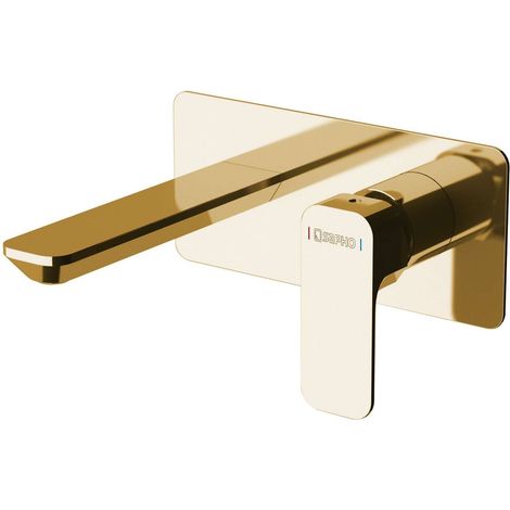 Sapho Spy - Mezclador de lavabo con cuerpo mezclador oculto, dorado PY08/17 (1/3)