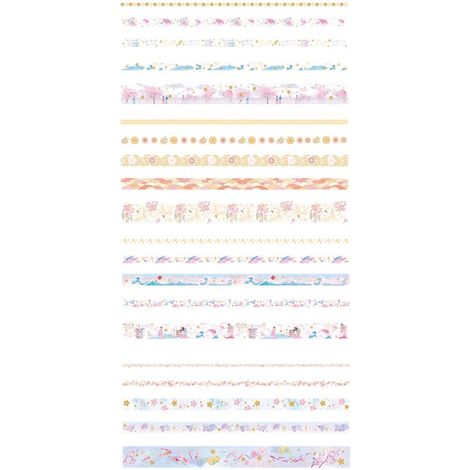 Lot de 20 rouleaux de ruban adhésif japonais Washi en feuille d'or pour décoration de journaux, scrapbooking, emballage cadeau, 2 mètres
