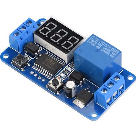LED-Anzeige Digitales Zeitrelais SPS-Automatisierungssteuerungsmodul (12V) (1/5)