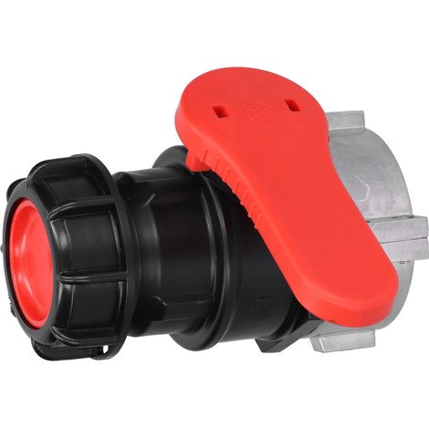 Adaptateur IBC, vanne à bille, remplacement de tuyau de vidange, raccords, accessoires pour robinet de jardin DN50 (75 mm) (1/5)