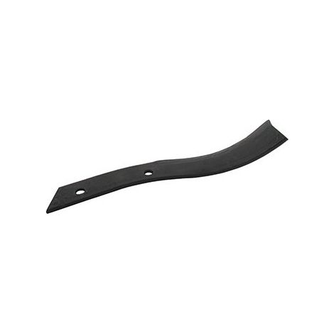 Cuchillo de fresas izquierdo para motocultor adaptable a modelos Honda 501 - Longitud: 230 mm, diámetro de agujero ø 11 mm, distancia entre agujeros 81 mm. Tipo de cultivador.