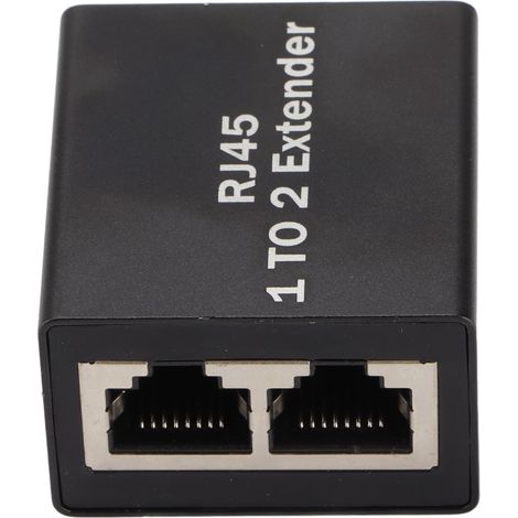Dual-Ethernet-RJ45-Adapter, 1-zu-2-Netzwerkanschluss-Splitter, LAN-Port-Extender