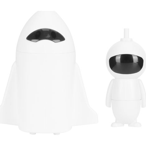 Brosse à dents électrique sonique pour enfants, rechargeable par USB, en forme d'astronaute, étanche IPX7.