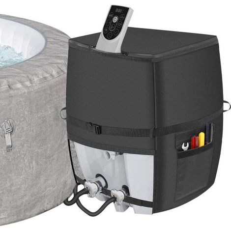 Regenschutzhülle für Außenwärmepumpen und Whirlpools Wasserdichte Hülle mit Reißverschluss (1/5)