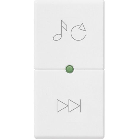 VIMAR - R14531.23 Tasto 1M cambio sorgente/traccia bianco