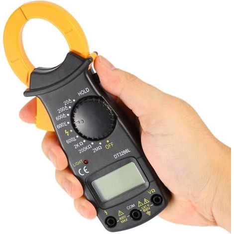 DT-3266L numérique ampèremètre multimètre multimètre pince de courant pince voltmètre ampèremètre 600A AC / D (1/3)