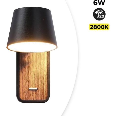 Barcelona Led – Applique murale LED orientable 6W – 520 lumens – Blanc mat – Spot 350° – Température couleur 2700K – Design scandinave (1/5)