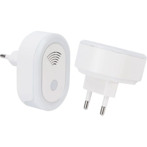 Ultraschall-Milbenbekämpfungsgerät, 2 Stück (europäische Verordnung), Direktstecker für die Ultraschall-Milbenbekämpfung im Schlafzimmer (1/3)
