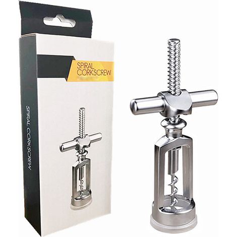 Ouvre-bouteille - Ouvre-bouchon À Vis - Pour Bouchons En Liège Et Capsules De Bière - Type Cave - 1 Pièce (1/5)