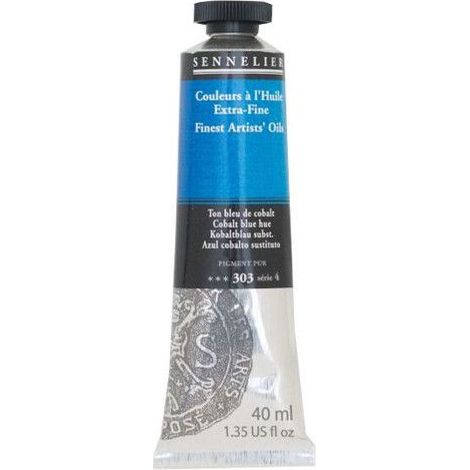 Couleurs à l'huile - Sennelier - Bleu de Cobalt Hue - 40ml - Peinture - Avancé