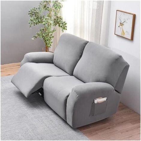 Housse De Fauteuil Relax - Tissu Jacquard 88 Polyester 12 Spandex - Extensible - Pour Usage Interieur - 6 Pieces