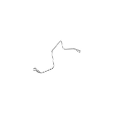 Tuyau d'alimentation en huile turbo 9651785280 Métal résistant à la corrosion Compatible Peugeot 206/207/307/308/407/1007 (1/4)