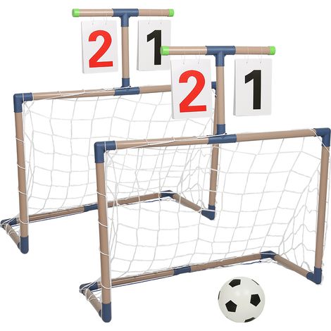 Skecten Juego de Fútbol para Niños,con 2 Marcos de Portería de Fútbol