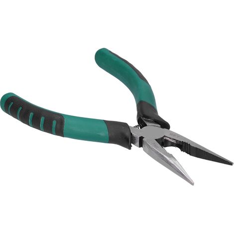 Pince à bec effilé 45 en acier, pince à bec long de 15 cm pour plier le fil d'acier et saisir de petits objets (1/5)