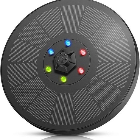 Fontaine flottante pour piscine avec jeu de lumière subaquatique, fonctionne sur piles
