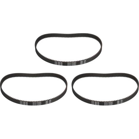 3pcs HTD-5M Rubber Timing Belt, 116 Tooth Closed Loop Synchronous Drive Belts for 3D Printer Pulleys, 580x15x3.6mm (Length x Width x Height) (1/5)