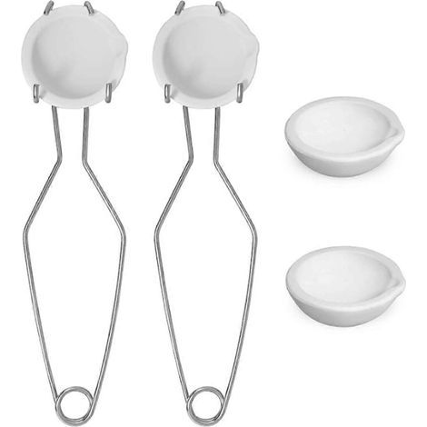 Set aus 6 Tiegeln zum Schmelzen, Gießen und Raffinieren von Gold und Silber. (1/5)