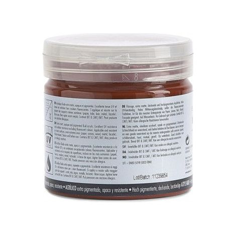 Peinture acrylique - Extra mate - Sienne brûlée - 256020 - Pébéo Mat Pub - 140ml (1/3)