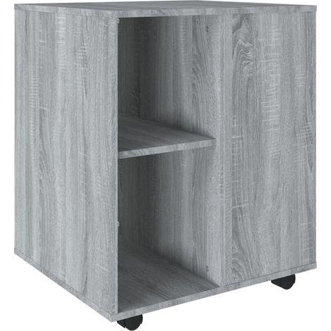 Rolling Cabinet  Grey Sonoma  Engineered Wood  Standard  Rollable vidaXL (1/6)