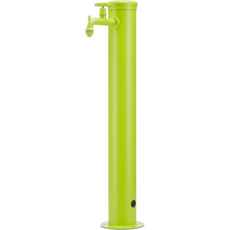 Fontana da Giardino con Rubinetto in Tinta Belfer 42/TT Verde Acido (1/5)