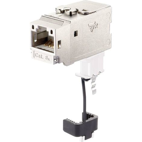 Module RJ45 encastrable Keystone CAT 6a Metz Connect 130B22-E R07136 (1/3)