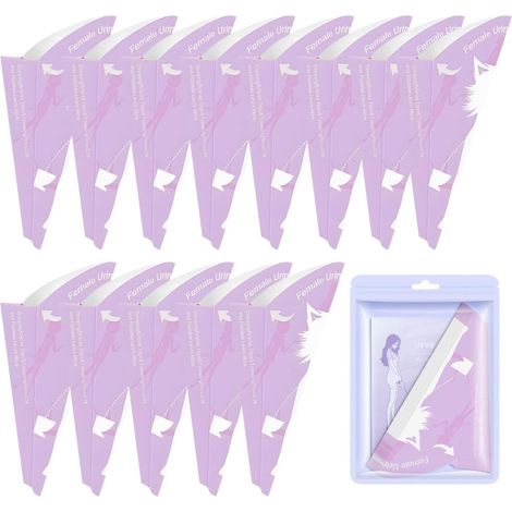 Sachet Urinaire Jetable Pour Femme - Forme Ergonomique - Revêtement PE Alimentaire - 50 Pièces (1/5)