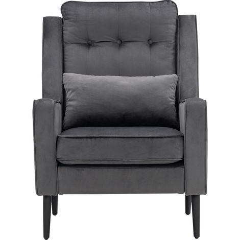 M MCombo Ohrensessel Fernsehsessel Relaxsessel ohne Hocker, Samt, 7277DE-1 (1/5)