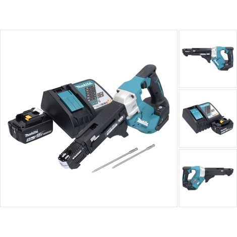 Makita DFR 551 RT1 Akku Magazinschrauber 18 V 25 - 55 mm Brushless + 1x Akku 5,0 Ah + Ladegerät (1/5)