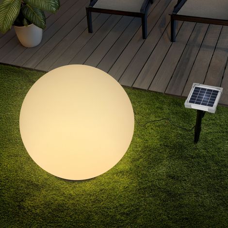 esotec Solar Deko-Leuchtkugel, 50cm, 9 Leuchtfarben, Akku, winterfest, 106112 (1/5)