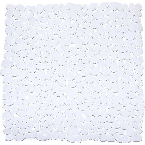 Wenko Tappeto doccia Paradise bianco - antiscivolo, TPR, 54 x 54 cm, Bianco (1/4)