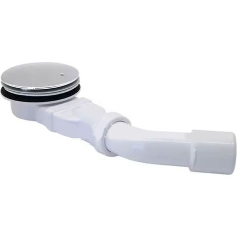 90 mm extra flacher Duschkopf – Duschkopf-Set für Dusche, Duschablauf mit Geruchsstopper, Haarbürste, Schlauch (1/4)