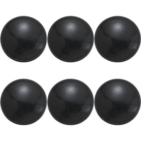 6er-Set magnetische Duschvorhanggewichte, windbeständig für optimalen Halt und erhöhte Stabilität. Schwarzes Badezimmerzubehör. (1/5)