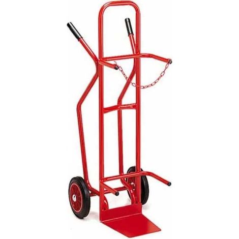 Diable porte bouteille B84 (84L) - Roues caoutchouc semi élastique - DBUB21DON