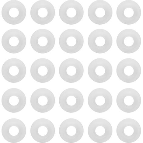 25 joints en silicone blanc pour bouteilles à pression bière/soda, bouchons swing-top, brassage maison (25 pièces) (1/5)