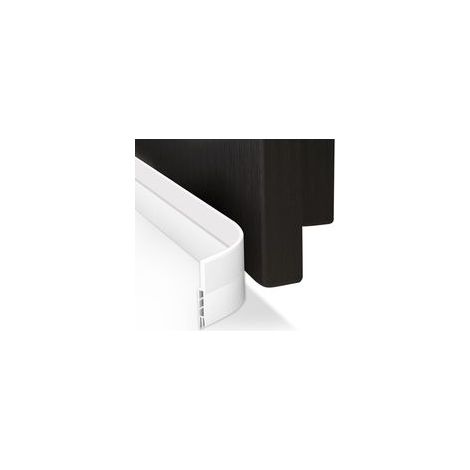 Calfeutrer Bas de Porte, 100 X 4.5CM Bande d'Etanchéité en Silicone, Souple Isolant Phonique Thermique Bas de Porte Adhési, Anti - Bruit - Poussière - Air froid - Rats - Fourmis - Cafards - Insectes (1/5)