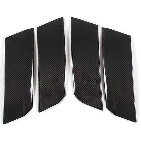 Garniture de sortie d'aération latérale pour carrosserie de voiture, noire-- (1/5)
