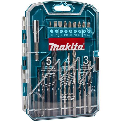 Set di punte per forare e avvitare 22 pezzi MAKITA P-44002 (1/2)