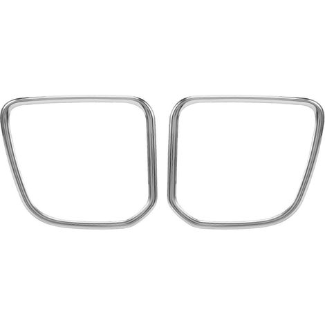 Bague décorative porte-gobelet en acier inoxydable (deux pièces), baguette décorative pour boîte de rangement de tableau de bord, compatible avec Freed GB5/6/7/8 (2016+). (1/5)