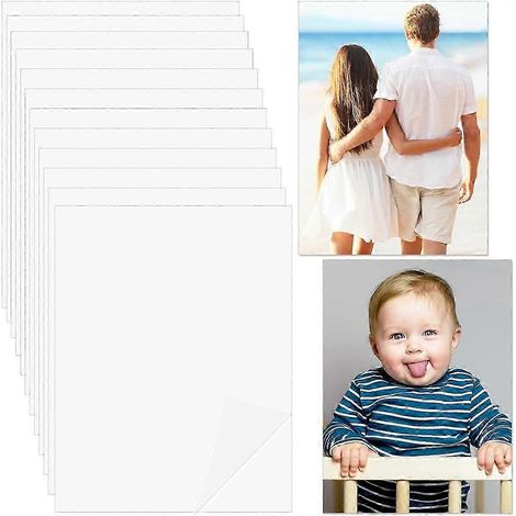 Lot de 12 panneaux photo vierges en métal pour sublimation - Cadre photo mural 8x12 pouces (1/5)