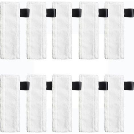 Chiffon Pour Vadrouille À Vapeur - 350 X 120 Mm - Compatible Avec Nettoyeur Vapeur Karcher Easyfix SC2 SC3 SC4 SC5 - 10 Pièces (1/4)