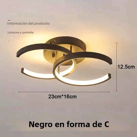Plafonnier LED 25 W pour couloir, éclairage moderne pour la maison, montage en surface pour chambre, salon, couloir, escalier, balcon (1/5)