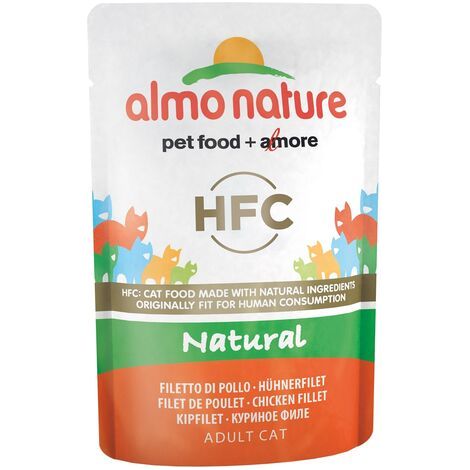 Almo Nature HFC Naturel Sachet de 55 g - Filet de poulet 55 g