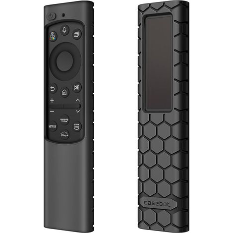 Protection Télécommande pour BN59-01385/BN59-01386/BN59-01391/BN59-01388, Coque en Silicone pour Remote Control, Noir