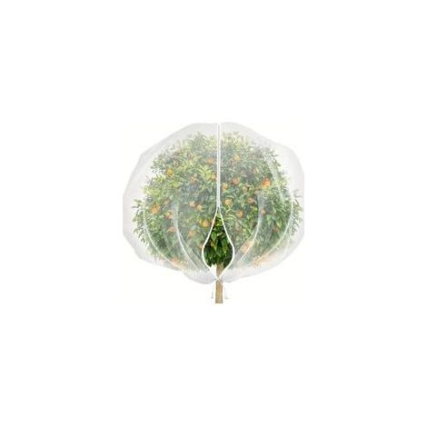 2x2.4m Filet pour arbres fruitiers avec fermeture éclair et cordon de serrage, housse de protection anti oiseaux pour myrtille, baies, baies (1/5)