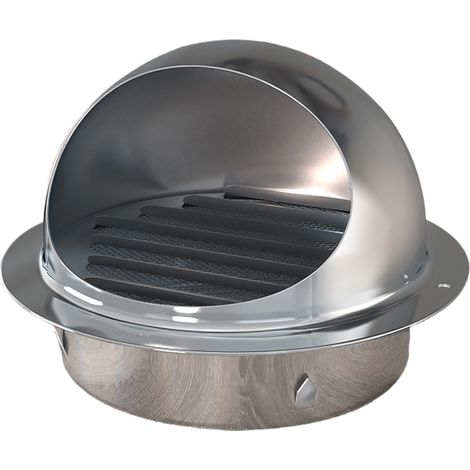 Grille de ventilation murale de 15 cm, couvercle de ventilation mural, résistant au vent et à la pluie,hotte aspirante (1/5)