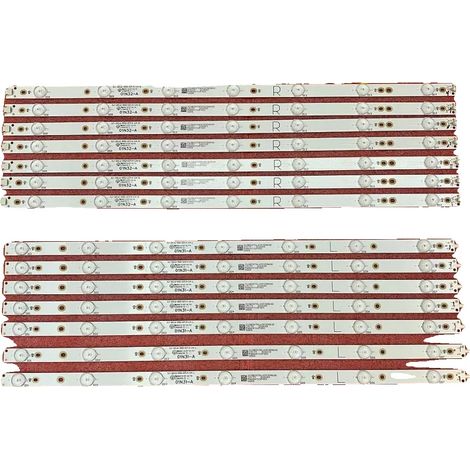 Bandeau LED, Longueur 1110mm, Matériau en Aluminium, Compatible avec Plusieurs Modèles de Téléviseurs, Consommation Électrique 4W/m, Durée de Vie Moyenne 100000 heures (1/5)