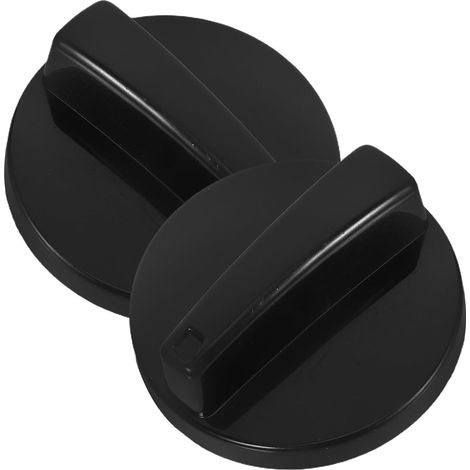 boutons de commande en plastique noir pour cuisinières